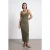 Mouwloze Bodycon Midi Jurk