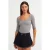 Dames Slim-fit Nylon Elastan T-shirt