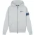 Malelions Men Captain Zip Hoodie | Ocean Grey