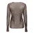 Geisha Top Mesh Small Flowers 62584-14 T-shirt Lange Mouw 775 Brown/blue