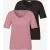 Street One Dames Basic Shirt in een 2-pack in Multicolour|Bruin|Pink