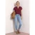 Blouse shirt van mousseline