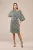 Milan Print Jurk Zwart / Wit