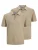 JACK & JONES Shirt ‘Bluriley’  lichtbruin