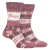 2 Paar Dames Thermische Patroon Fairisle Sokken Warme Winter Sokken