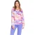 PJ Salvage Dames/Dames Tie Dye Relaxed Fit Overhemd (Perzik/herfst/Water)