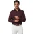 Olymp luxor modern fit overhemd bordeaux
