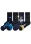 H.I.S Sokken  blauw / nachtblauw / rood / wit
