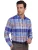Overhemd New Zealand borstzak blauw geruit
