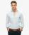 Superdry Mannen Casual Linnen Overhemd met Lange Mouwen Lichtblauw