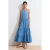 Dames Katoenen Denim Midi-jurk