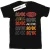 AC/DC Dames/Dames Multi Logo’s Katoenen Vriend T-shirt (Zwart)