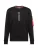 ALPHA INDUSTRIES Sweatshirt  grijs / rood / zwart