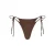 The Lola Club high leg strik bikinibroekje Jenna bruin