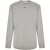 Off White Heren-T-shirt met ronde hals, normale pasvorm en lange mouwen (Grijs/Zwart)