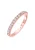 ELLI Ring  rose-goud / wit