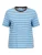 OBJECT Shirt ‘OBJLili’  lichtblauw / zwart / wit