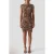 GUESS Ss Aida Dress Cheetah Skin Print