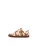 Scalpers Sneakers laag ‘Schenry’  bruin / wit
