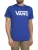 Vans Klassiek Logo T-Shirt, Blauw