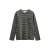 Anerkjendt gestreepte longsleeve donkergroen