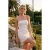 TRENDYOLMİLLA Dames Wit Effen Kort / Mini Mouwloos Bodycon Jurken