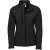 Russell Dames/Dames 3 Layer Soft Shell Jas (Zwart)