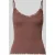 REVIEW slim fit top van viscosemix met kant