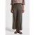 Street One Dames 7/8 Wide Legs tricot broek in Bruin