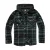 Geruite oversized hemd met capuchon Brandit Iron Maiden Eddy
