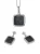 Orphelia Dames 925 Sterling Zilveren Set: Ketting-Hanger + Oorbellen – Zilver SET-5231