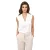 Mouwloze viscose blouse voor dames Nife