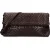 HVISK Clutches Arlene Braided Raw Structure Bruin – One size