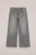 Blue Ridge – Meisjes wide leg jeans met studs – Mid waist – Lichtgrijs – Katoen –