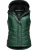 Ragwear Sportbodywarmer ‘Hesty Bling’  jade groen / zwart