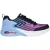 Skechers Microspec Max Mesh-sportschoenen voor meisjes (Zwart/Lavendel)