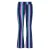 B.Nosy flared gestreepte legging paars