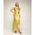 Midi-jurk met zijdetextuur, boothals en asymmetrische lengte