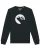 Watapparel Sweatshirt ‘Röhrender Hirsch’  zwart / wit