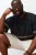TRENDYOL MAN Jongens Zwart Etnisch patroon Kort Oversized Grote maten T-shirts