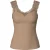 Pieces Dames top pcbarbera lace taupe
