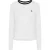 Jack Wills Trinkey Ringer T-shirt met lange mouwen voor dames (Wit)