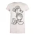 Disney Dames/dames Mickey Mouse schets T-shirt (Natuurlijk/Zwart)