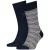 Tommy Hilfiger Sokken met patroon voor heren (Set van 2) (Marine / Blauw / Wit)