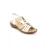 Rieker -Dames – off-white-crÈme-ivoorkleur – sandalen –