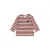 Feetje gestreepte longsleeve Built for Fun – bordeaux/offwhite melange