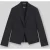 Boss Slim fit korte blazer van zuivere scheerwol