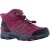 Hi-Tec Blackout Mid Polyester Soft Shell Meisjes Donkerroze/Fuchsia Wandelschoenen