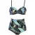 Arena W Cecilia Two Pieces C-cup Black Multi Black