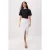 TRENDYOLMİLLA Dames Wit Stippen Maxi Rokken